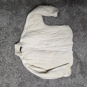 Women's Cream Puffer Jacket